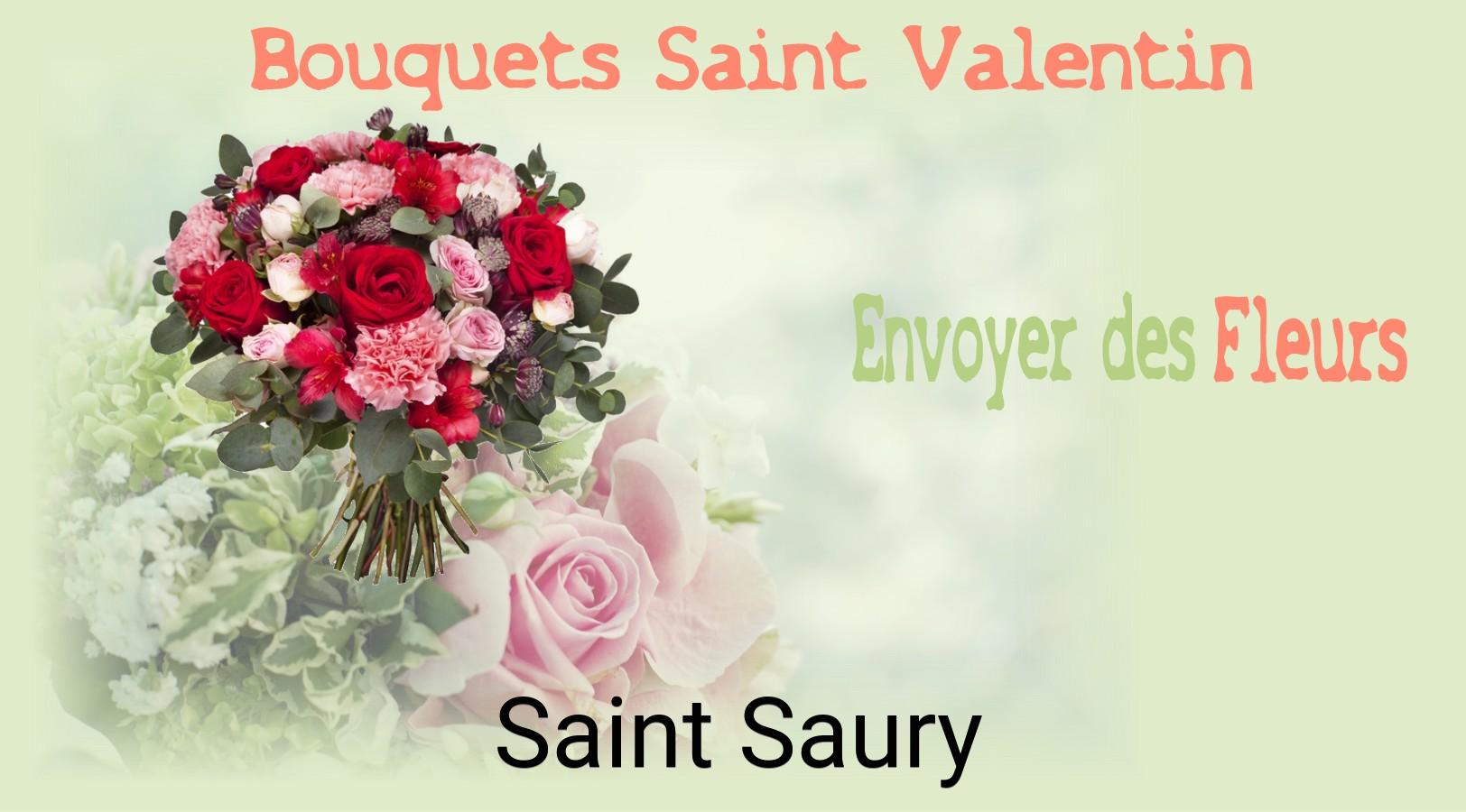 Roses de Saint-Valentin livrées à Saint-Saury
